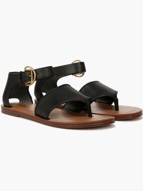 Franco Sarto Women’s Ruth Ankle Strap Thong Sandal Size 8 NWOB